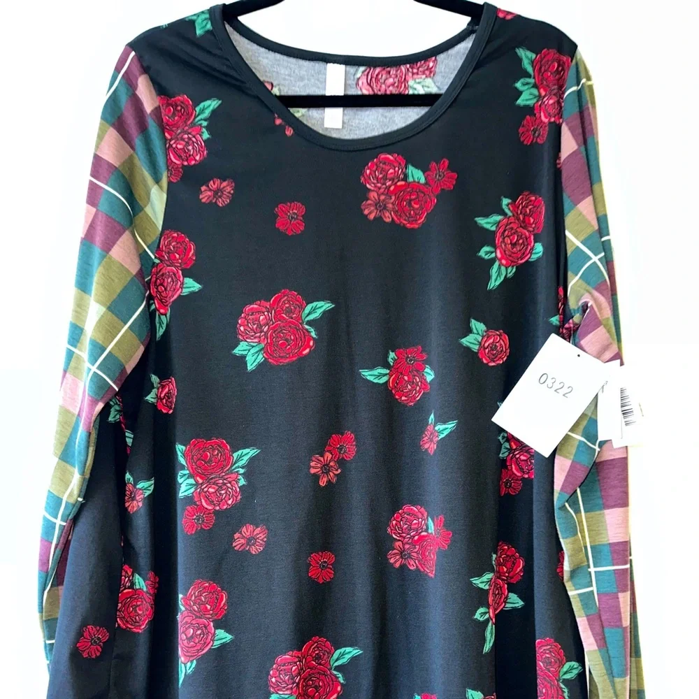 Plaid Long Sleeve Roe - Picture 1 of 6